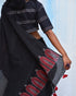 Moonlit Serenade Hand Block Printed Mulmul Cotton Saree